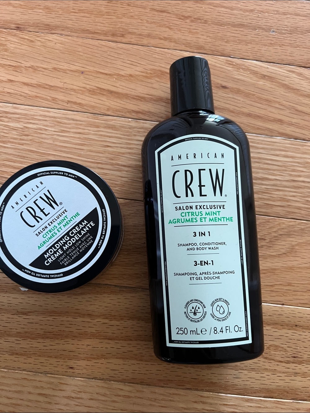 Citrus Mint 3-in-1 Shampoo, Conditioner & Body Wash and Molding Cream